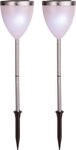 STAR TRADING LED Solarleuchte Vigo, Solar-Gartenleuchte Vigo 2er-Set
