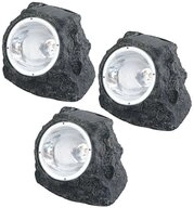 GLOBO LIGHTING Gartenleuchte, LED-Leuchtmittel fest verbaut, 3er SET LED