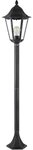 EGLO Stehlampe Navedo Au&szlig;en-Stehlmape, Au&szlig;enlampe, Aluguss und Glas, E27, IP44,