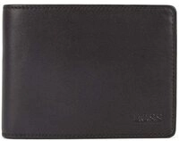 BOSS Geldb&ouml;rse Arezzo Trifold Herren Portemonnaie aus Leder mit gepr&auml;gtem...