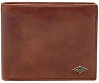 Fossil Geldb&ouml;rse Large Coin Pocket Bifold, aus echtem Rindsleder mit RFID-Blocker