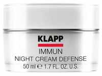 Klapp Cosmetics Tagescreme Immun Night Cream Defense