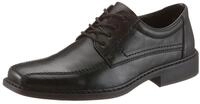 Schn&uuml;rschuh RIEKER, Herren, Gr. 40, schwarz, Leder, Schuhe Schn&uuml;rschuh, mit