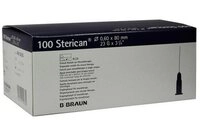 B. Braun Lanzetten STERICAN Kan&uuml;len 23 Gx3 1/5 0,6x80 mm, 100 St&uuml;ck, 23,00G,...
