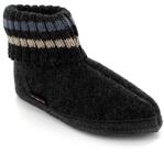 Haflinger Kinder H&uuml;ttenschuhe Paul Hausschuh mit Feinstrickkragen