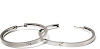 Boccia Creolen-Set Ohrringe satiniert, geb&uuml;rstet - Boccia Jewelry Modell: 0516-01