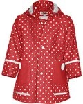 Playshoes Regenjacke Regen-Mantel Punkte rot 80