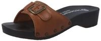 BERKEMANN Berkemann Erwachsene Holz Hamburg Pantolette Leder Riemchensandale
