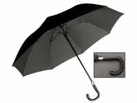 EuroSCHIRM® Stockregenschirm Automatik W330, schwarz, mit extra großem Dach