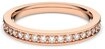 Swarovski Fingerring Matrix Tennis, mit Swarovski&reg; Kristall