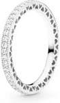 Pandora Fingerring Pandora Sparkle & Hearts Ring 190963CZ Damenring 60