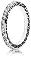 Pandora Fingerring Emaillierter Ring mit Kristallen 190963CZ - Kreislauf: 50 mm