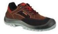 Hase Hase Nepal Brown S3 Sicherheitshalbschuh aus Nubukleder Gr&ouml;&szlig;e 38