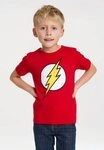LOGOSHIRT T-Shirt DC - Flash Logo mit coolem The Flash-Logo