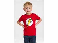 LOGOSHIRT T-Shirt DC - Flash Logo mit coolem The Flash-Logo
