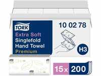 Tork Premium Extra Soft Singlefold Papierhandtuch 100278 (3000 Stk.)