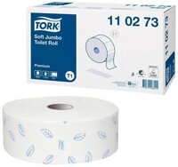 TORK Toilettenpapier 6 Rollen Toilettenpapier Premium Jumborollen 2-lagig - wei&szlig;,