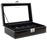 Friedrich23 Uhrenbox aus Leder London mit Glasdeckel f&uuml;r 10 Uhren
