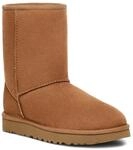 Winterboots UGG "Unisex, Classic Short 2", Damen, Gr. 5 (36), braun (chestnut),
