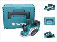 Makita Akku-Falzhobel DKP 180 ZJ Akku Hobel 18 V 82 mm + Makpac - ohne Akku,...