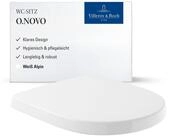 Villeroy & Boch WC-Sitz O.novo, Toilettendeckel aus bruchsicherem Duroplast, D-Form,