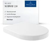 Villeroy & Boch WC-Sitz Subway 2.0, Absenkautomatik, abnehmbar & bruchsicher aus