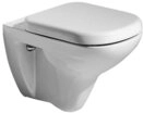 GEBERIT WC-Sitz GEBERIT 572145000 WC-Sitz Renova Plan Scharniere Edelstahl, mit
