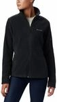 Fleecejacke COLUMBIA "Fast Trek II Jacket", Damen, Gr. XS (32), schwarz, Fleece,