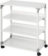 DURABLE B&uuml;rowagen Durable Multifunktionswagen, System Trolley Grau (B x H x T)...