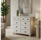 IDIMEX Kommode COLMAR, Kommode COLMAR, Schubladenschrank Apothekerschrank mit 8