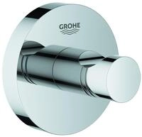 Grohe Badaccessoire-Set Grohe Bademantelhaken Essentials chrom, verdeckte...