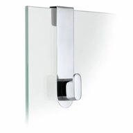 blomus Wandhaken Areo f&uuml;r Glasduschwand Poliert