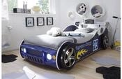 Bega Consult Autobett Autobett Energy MDF Kinderbett Bett blau lackiert inkl.