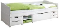Ticaa Funktionsbett Sofabett Funktionsbett G&auml;stebett Marlies Kiefer, Wei&szlig; lackiert