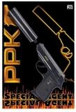 Kost&uuml;m 25er Specialagent PPK mit Schalld&auml;mpfer