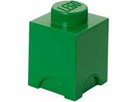 LEGO Aufbewahrungs-Box 1 x 1 (dunkelgrün)