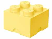 LEGO Aufbewahrungsstein mit 4 Noppen - coolgelb