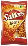 LORENZ Knabberei, Lorenz Saltletts Brezel mit Meersalz und weniger Fett goldbraun