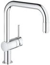 Grohe K&uuml;chenarmatur Minta, U-Auslauf, herausziehbarer Mousseur