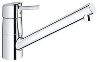 Grohe K&uuml;chenarmatur Concetto Einhand-Sp&uuml;ltischbatterie flacher Auslauf - Chrom