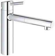 Grohe K&uuml;chenarmatur Concetto, herausziehbarer Mousseur, Niederdruck...