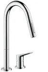 hansgrohe K&uuml;chenarmatur Axor Citterio M 220 2-Loch K&uuml;chenmischer mit...