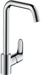 hansgrohe K&uuml;chenarmatur hansgrohe 260 Focus M41, Niederdruck, Chrom