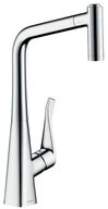 hansgrohe K&uuml;chenarmatur hansgrohe 320 Metris M71, ausziehbarer Schlauch mit