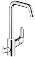 hansgrohe K&uuml;chenarmatur hansgrohe 260 Focus M41, mit Ger&auml;teabsperrventil,...