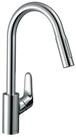hansgrohe Kopfbrause hansgrohe Sp&uuml;ltisch-Einhebelmischer 240 Focus M41 mit