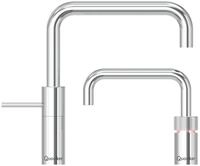 QUOOKER K&uuml;chenarmatur Nordic Square Twintaps PRO3 Reservoir verchromt 3NSCHRTT