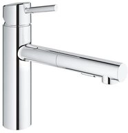 Grohe K&uuml;chenarmatur Concetto, Sp&uuml;lbrause, Laminarstrahl