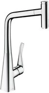 hansgrohe K&uuml;chenarmatur hansgrohe 320 Metris Select M71, ausziehbarer Auslauf