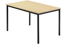 HAMMERBACHER Konferenztisch Besprechungstisch 1200x800mm Ahorn Fu&szlig; Vierkantrohr